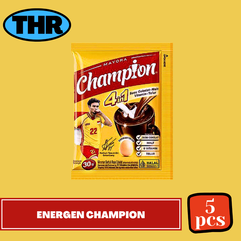 

Energen Champion 1 Renceng isi 5 sachet