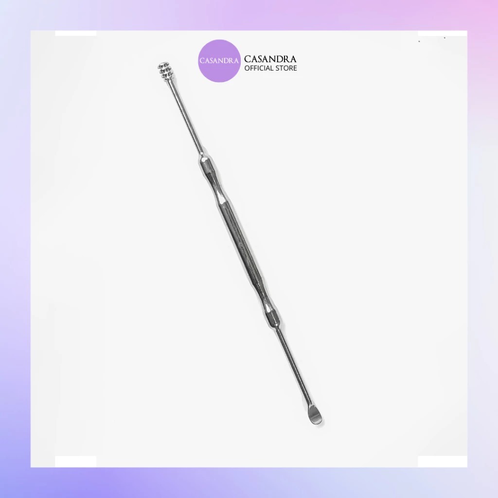 CASANDRA COSMETIC - Ear Pick Double Side Korek Kuping Besi Alat Pembersih Telinga