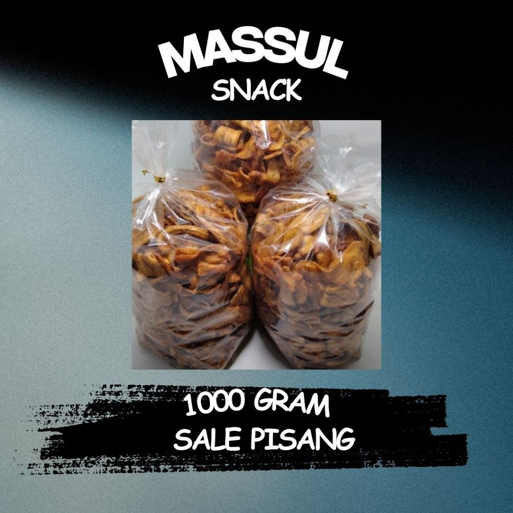 

[1000 gram] Sale Pisang Maknyus Premium Crispy Kering