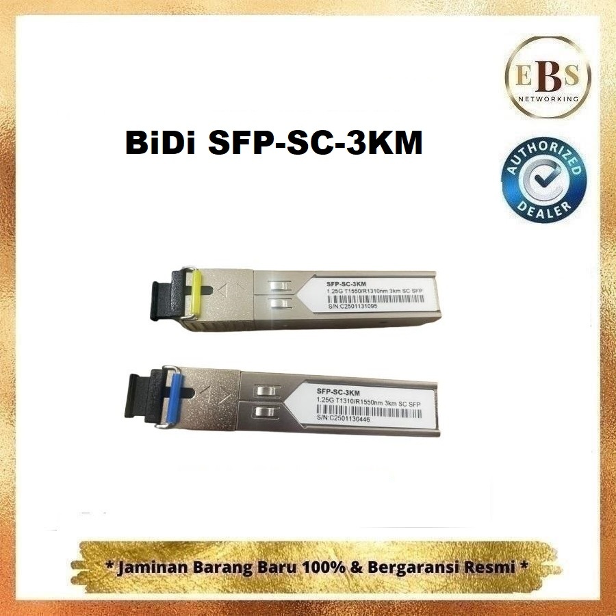 BIDI SFP-SC-3KM SM SC 1.25G SFP SC 3KM