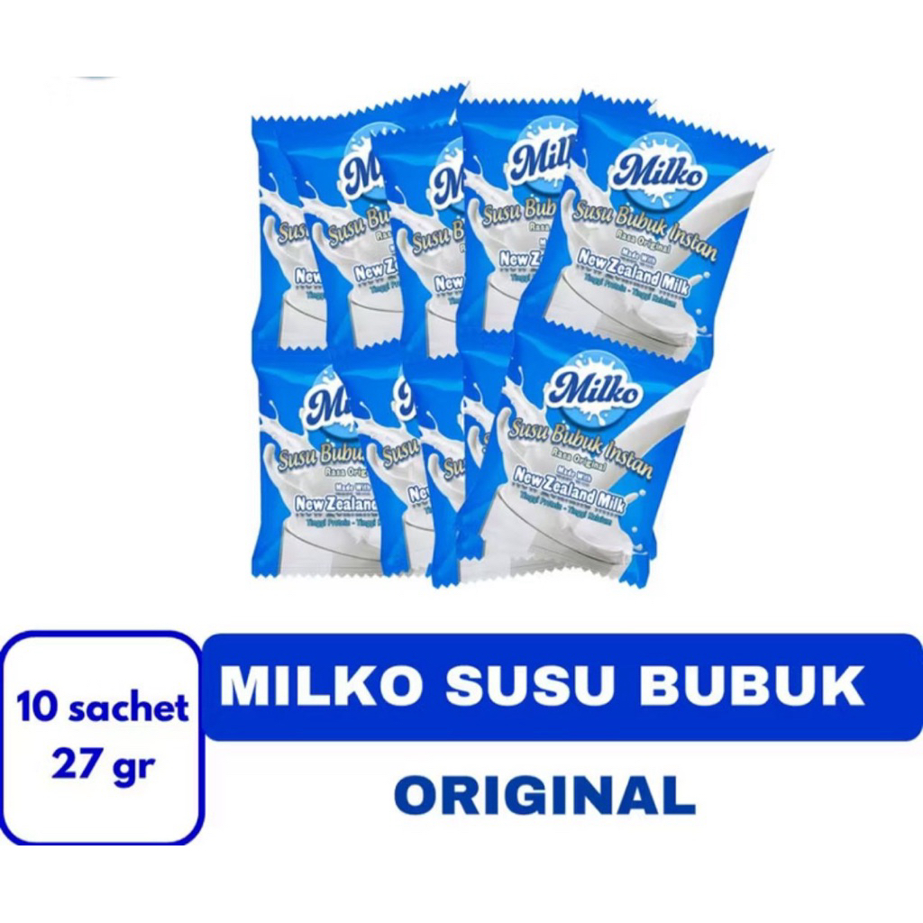 

Milko Susu Bubuk Instant Original 10x27gram