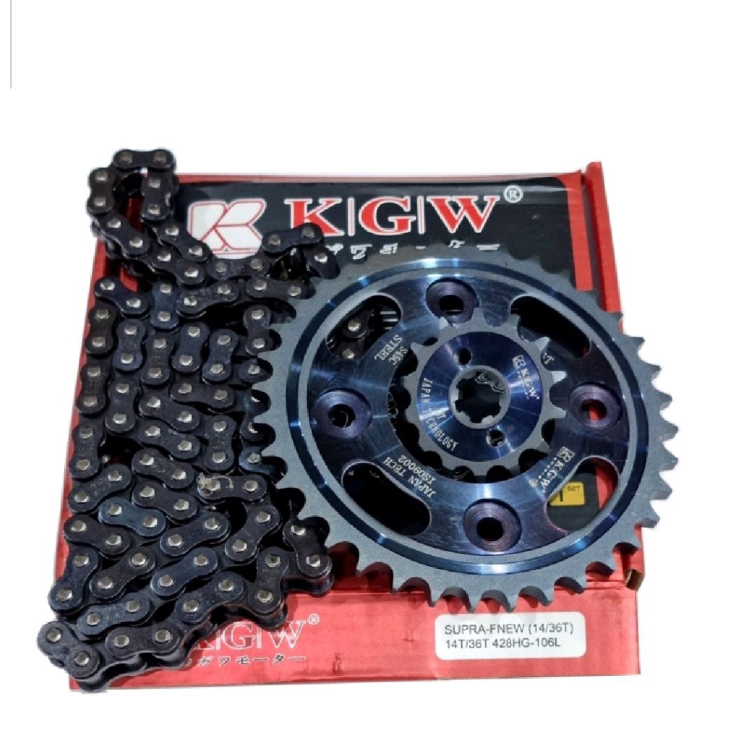 gir gear set girset gearset paket titanium kgw 14-36 SUPRA FIT NEW-REVO LAMA FIT S SUPRA