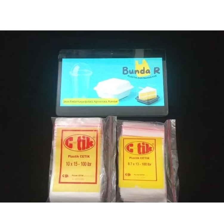Plastik Klip Bening C-Tik 8,7x13 , 10x15 - Bunda R Plastik