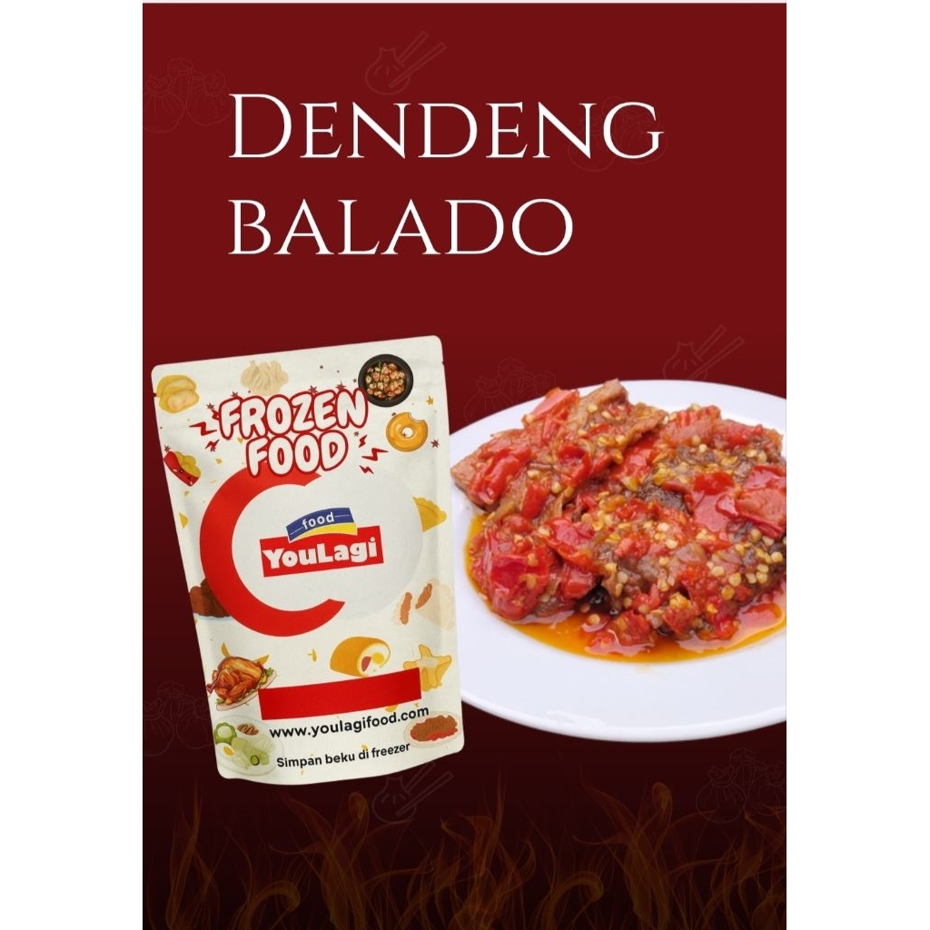 

Dendeng balado khas padang 200gram / frozen food /youlagi food