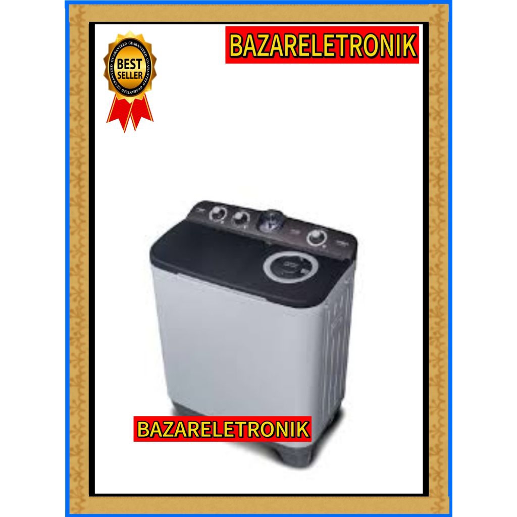MESIN CUCI SANKEN TW 8900 BK / MESIN CUCI SANKEN 2 TABUNG 8KG / SANKEN MESIN CUCI 2 TABUNG 8KG TW 89