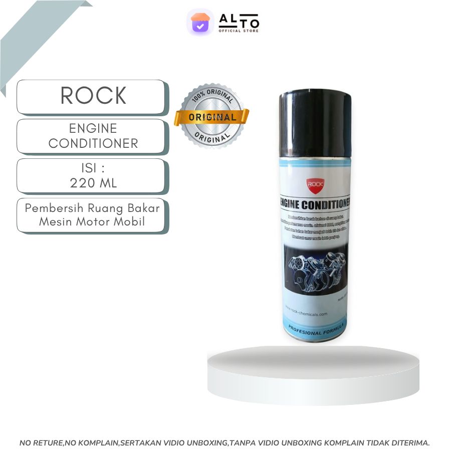 ROCK Engine Conditioner Foam Cleaner [220ml] Pembersih Ruang Bakar Mesin Motor Mobil