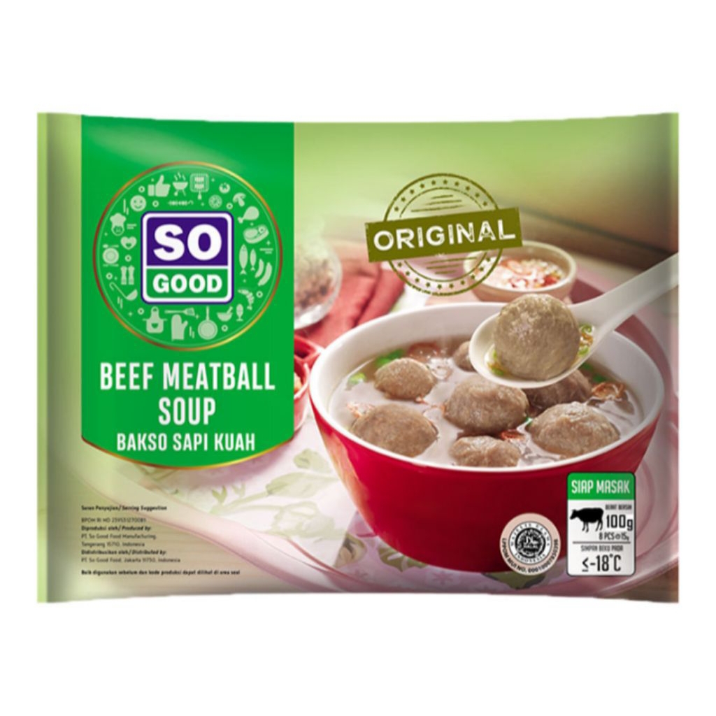 

SO GOOD Bakso Kuah Instant Sapi 100 g