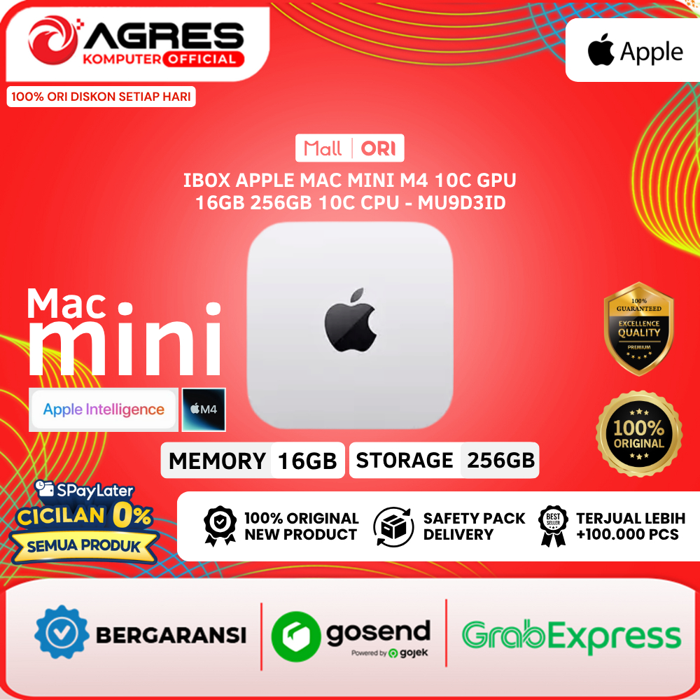 APPLE MAC MINI PC IBOX M4 10 CORE GPU 10 CORE CPU SILVER
