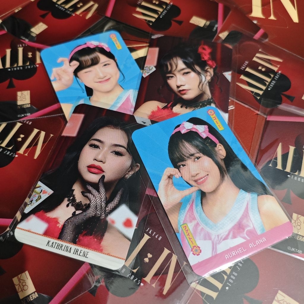 Photocard JKT48 All In Tour 2025 Official Original 100% || Freya - Kathrina - Lana - Gracie