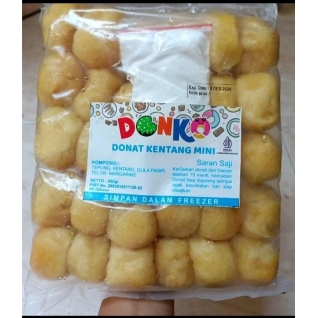 

donat kentang mini