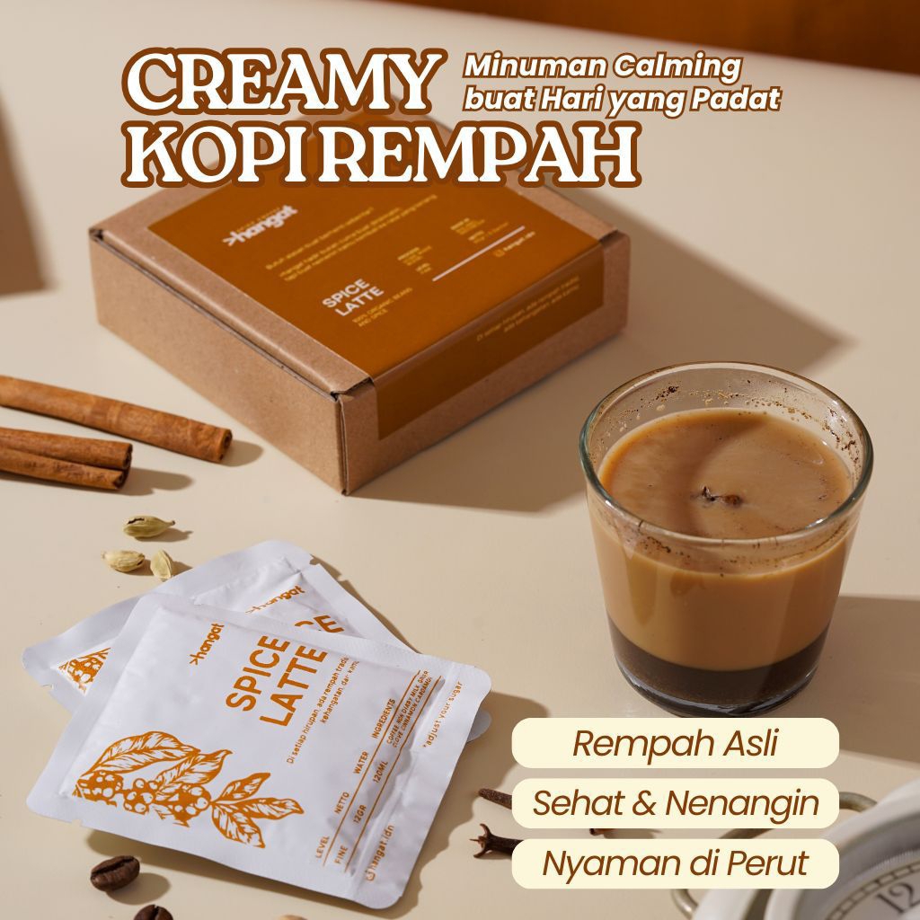 

Spice Latte | Kopi Rempah Creamy | Kopi Sehat