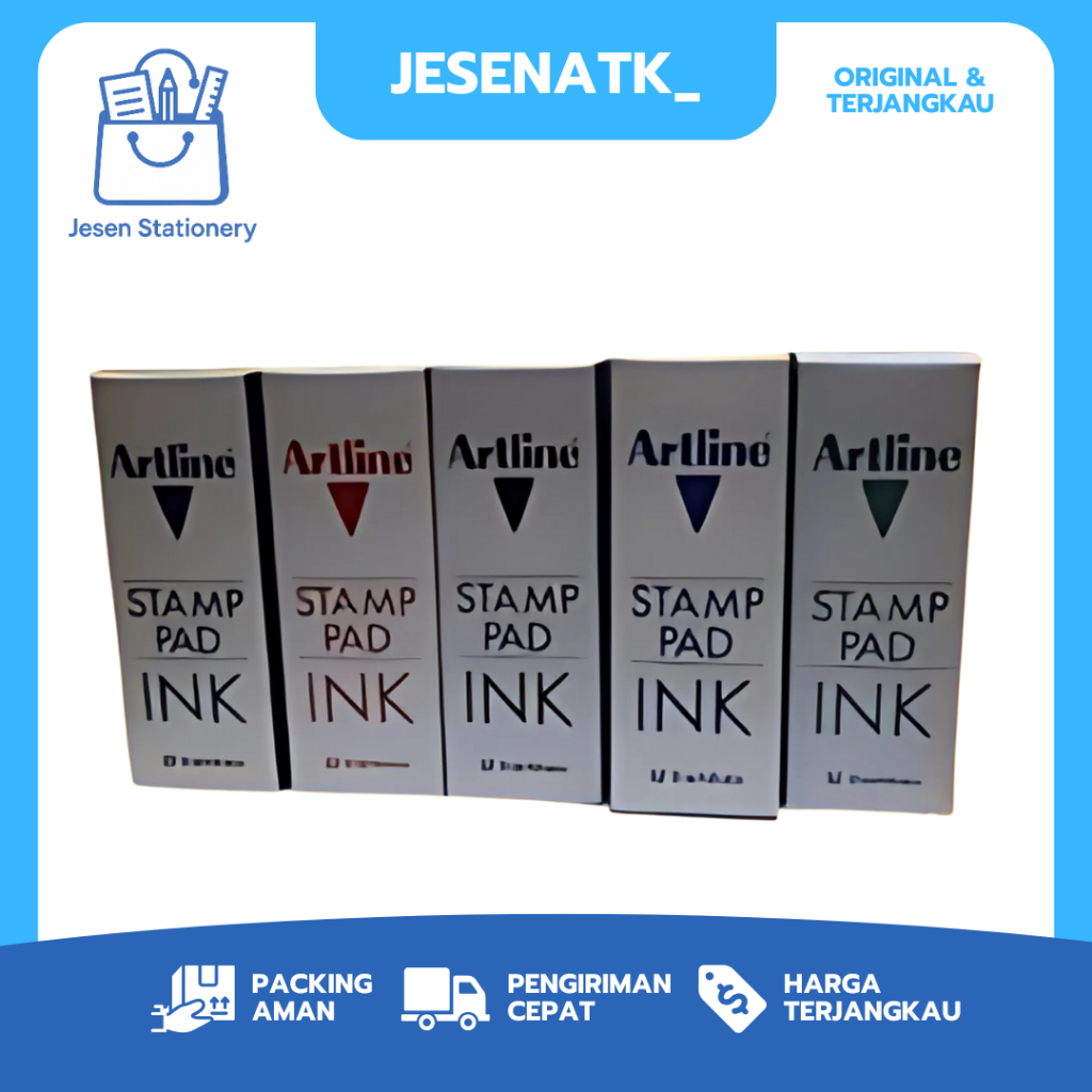 

Tinta Stempel Artline Original Stamp Pad Ink Cepat Kering, Anti Luntur, Warna Pekat