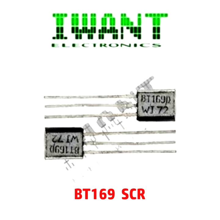 BT169 BT169D SCR TRIAC 1A THYSRISTOR BT 169 TO-92 ORIGINAL PHILIPS BT169 TO-92