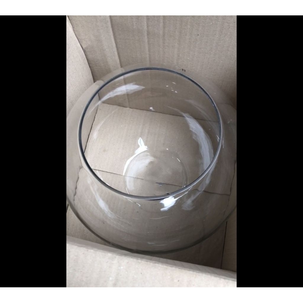 AQUARIUM BULAT 12 LITER / FISH BOWL -12LITER