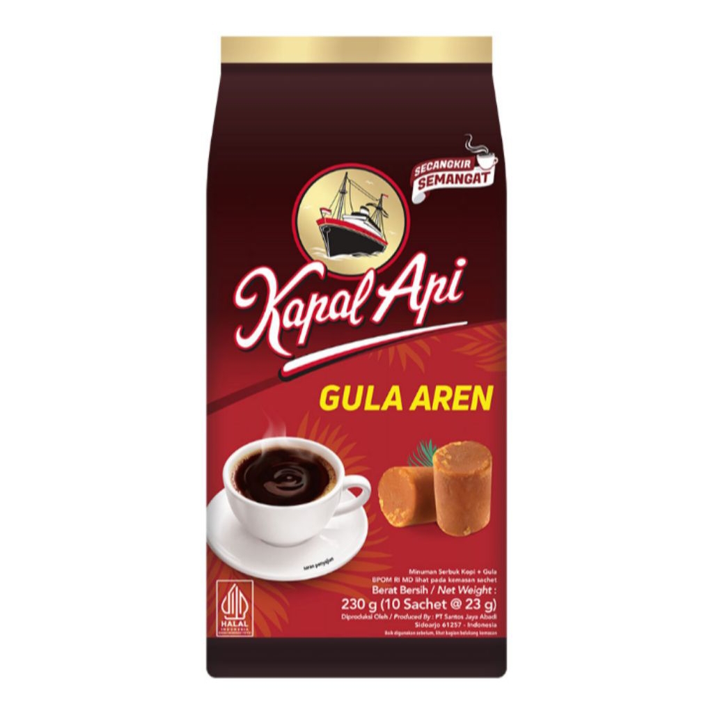 

Kapal Api Kopi Gula Aren 10 x 23 g