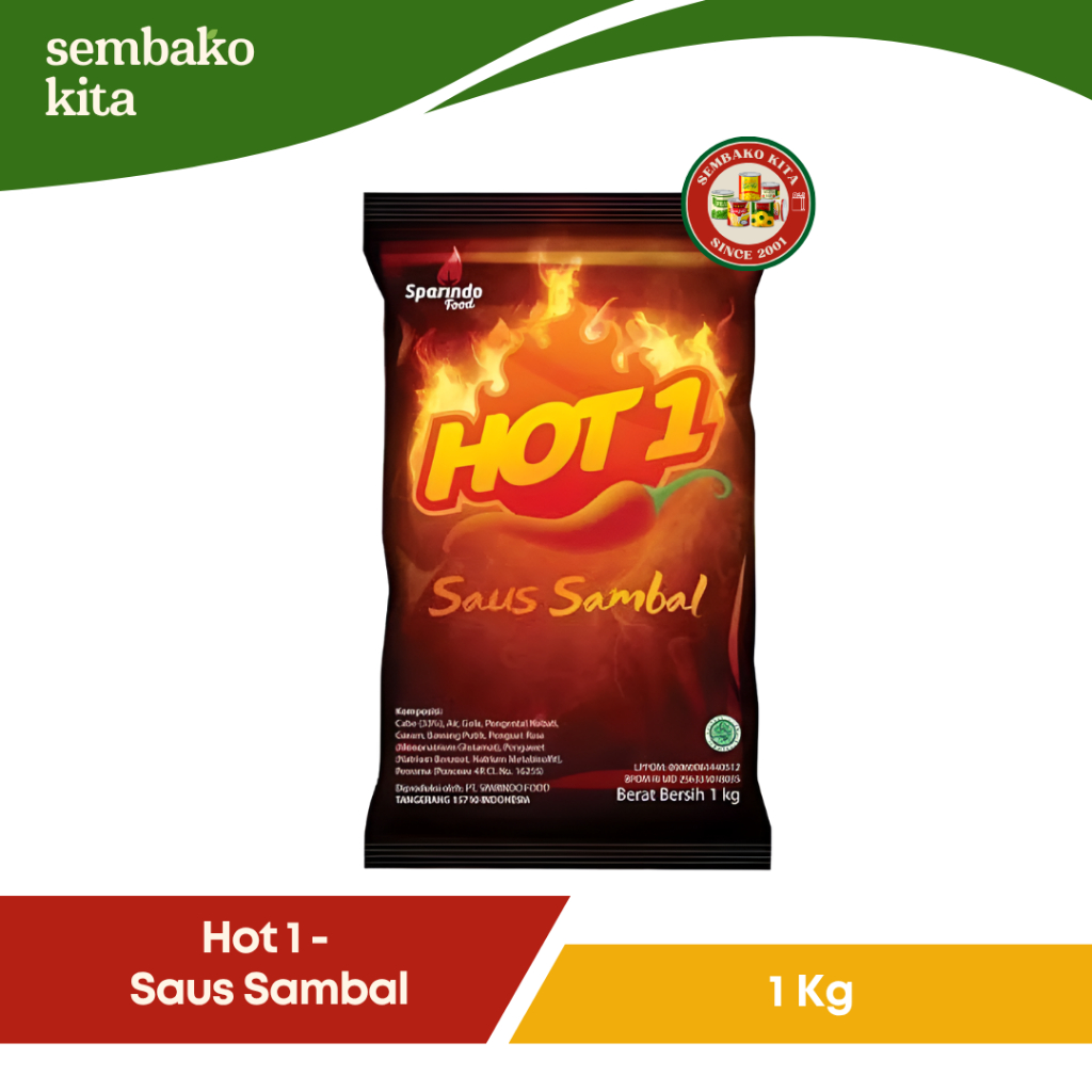 

Hot One - Saus Cabe / Saus Sambal 1 Kg