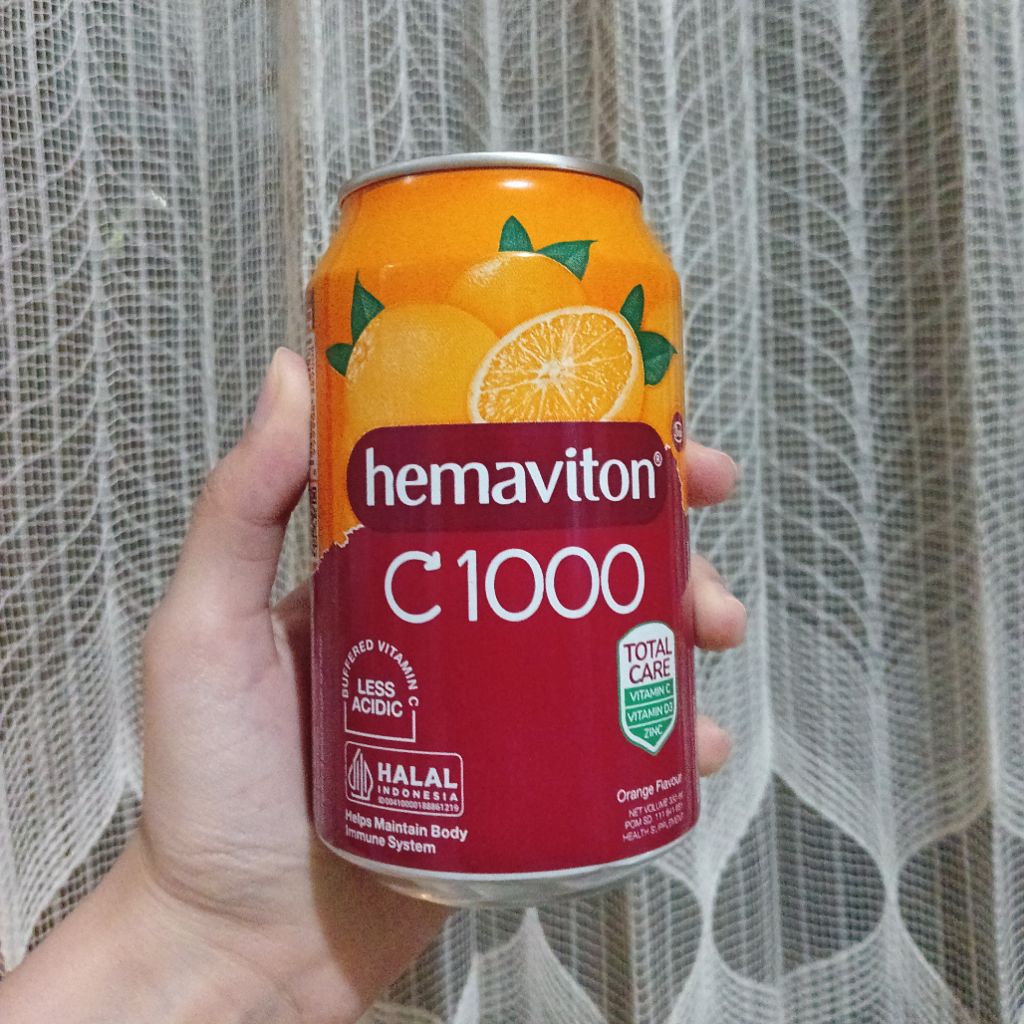 

Hemaviton C 1000 Orange Kaleng 330ml 330 mL