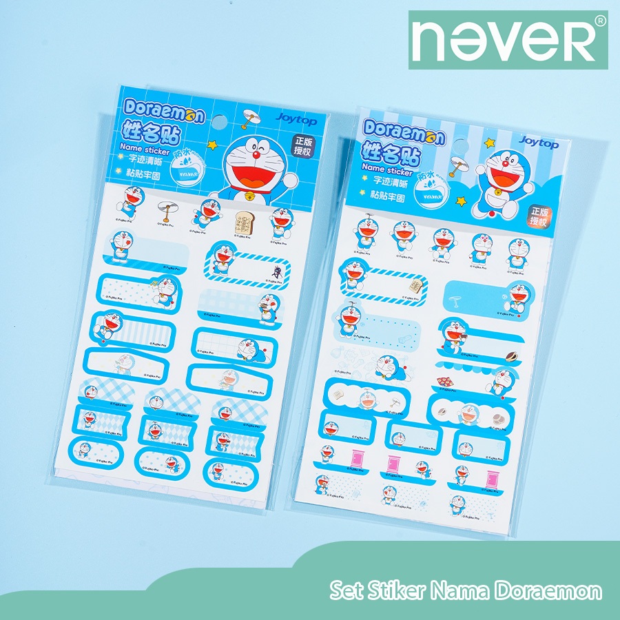 

Sticker Label Nama Anak Sekolah Kuliah Kantor / Sticker Nama Doraemon