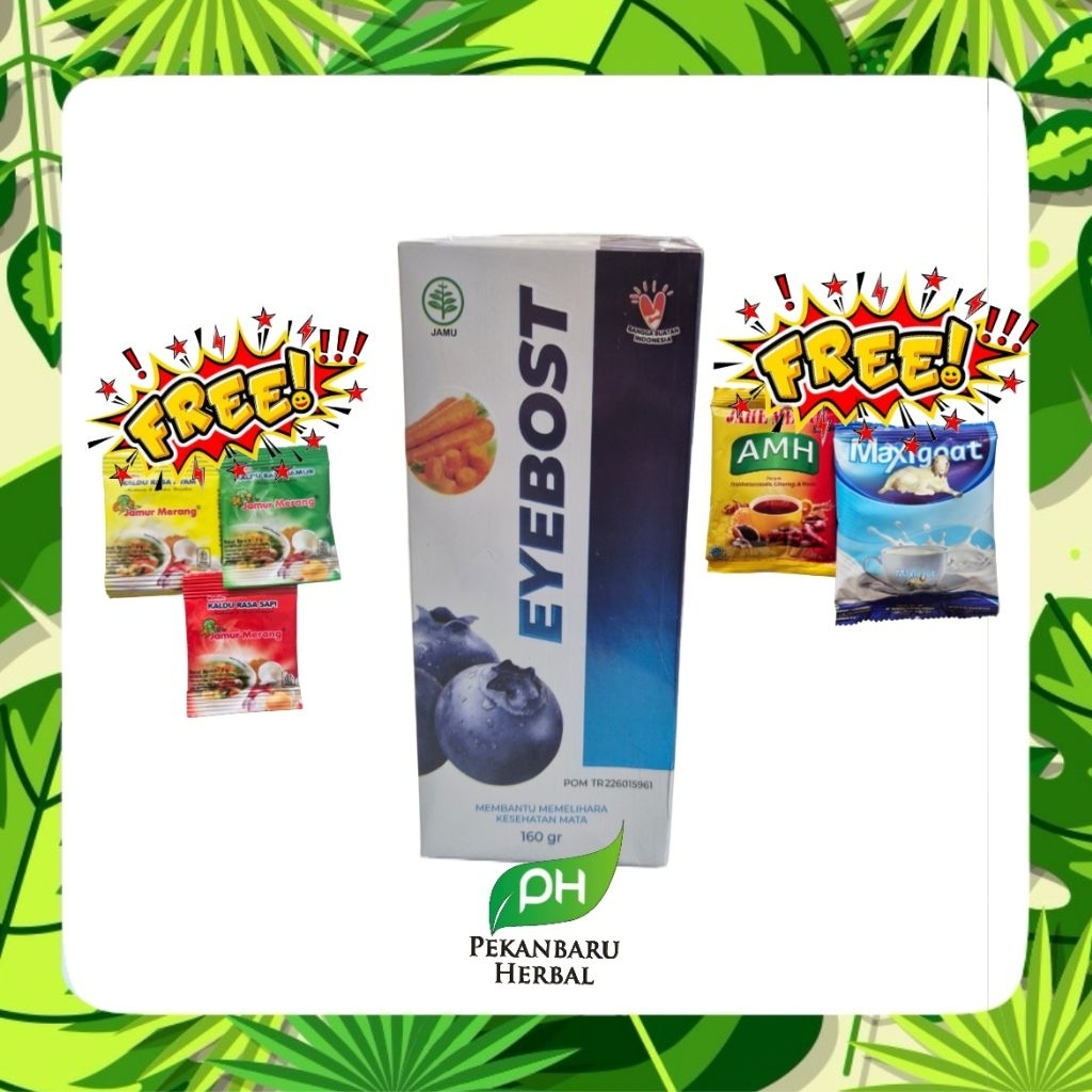 

EYEBOST 2 PAKET FRE AMH JAHE MERAH DAN SUSU AMH ORIGINAL