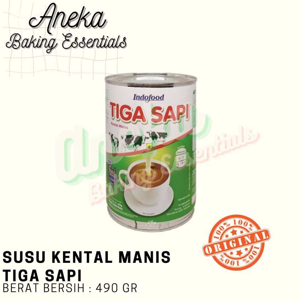

TIGA SAPI SUSU KENTAL MANIS 490gr