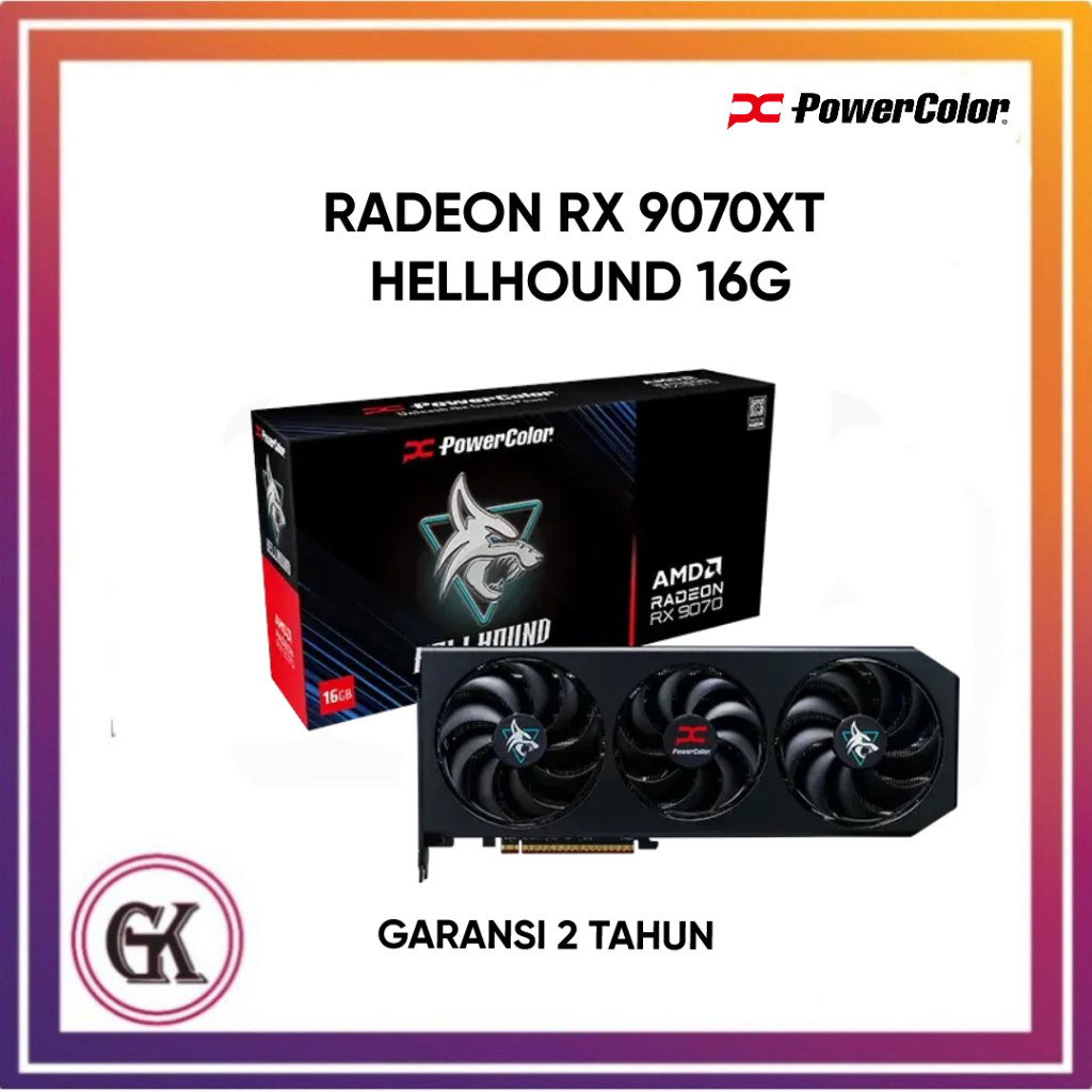 VGA POWERCOLOR RX 9070XT HELLHOUND 16G GDDR6 RX 9070 XT RADEON