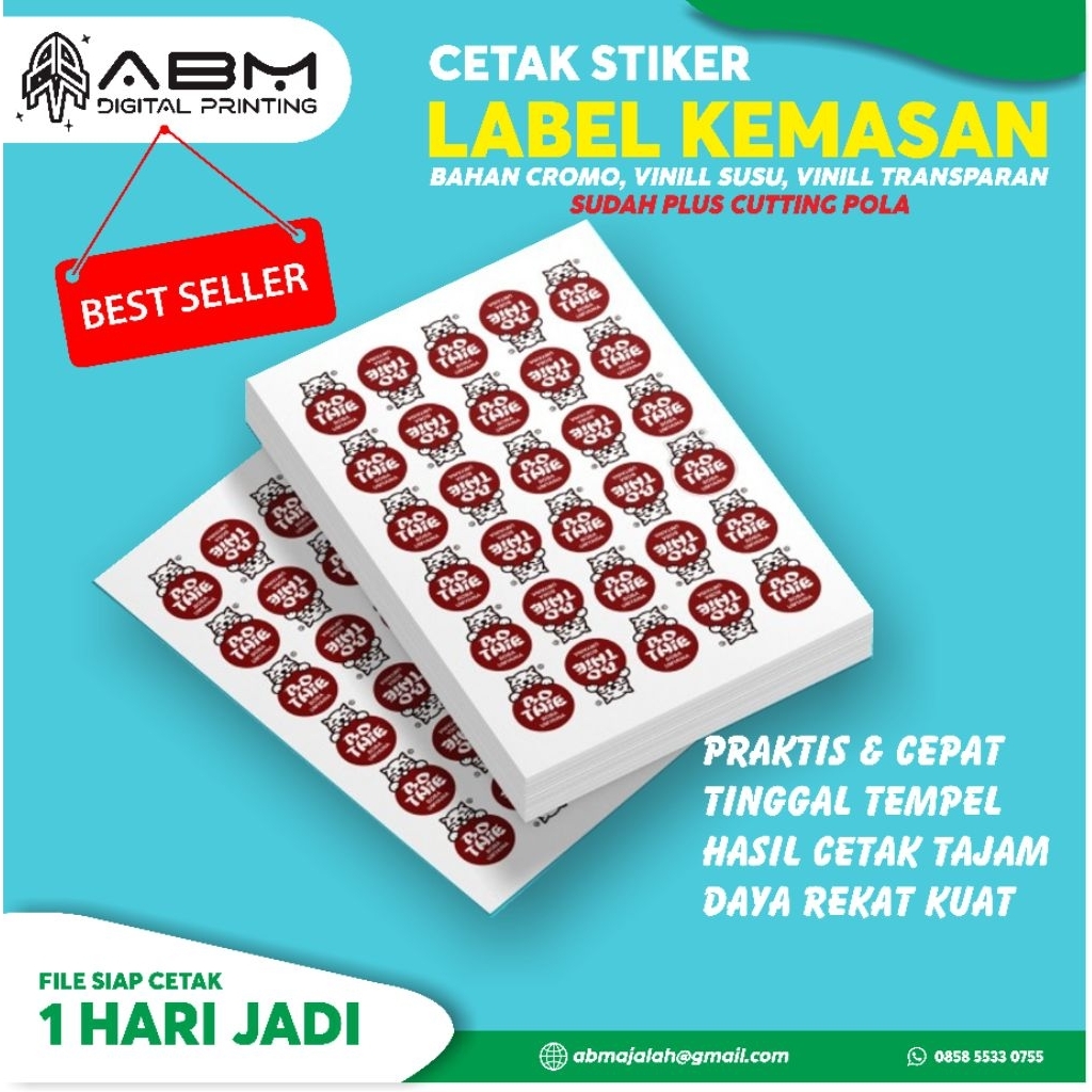 

Stiker Lebel Kemasan UMKM