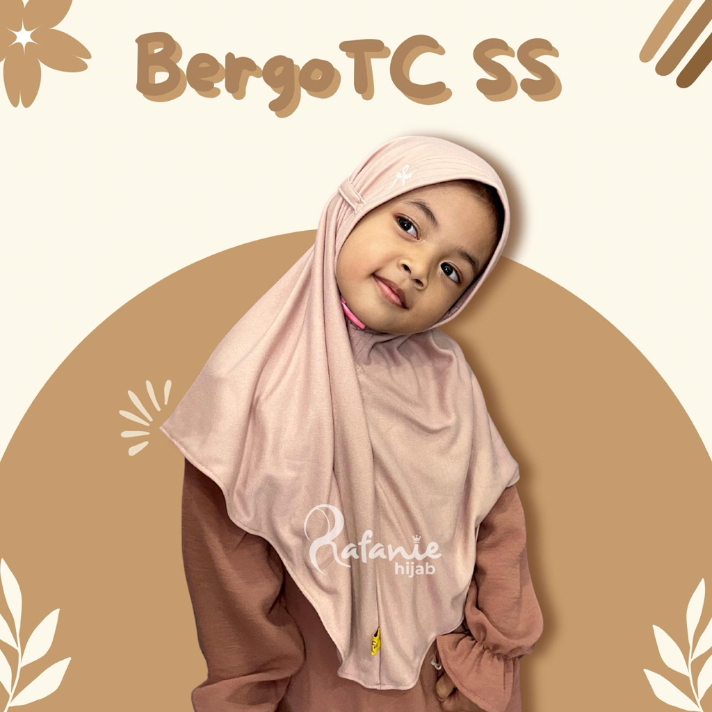Jilbab Anak Bergo Aisyah Kaos tc by Rafanie Hijab