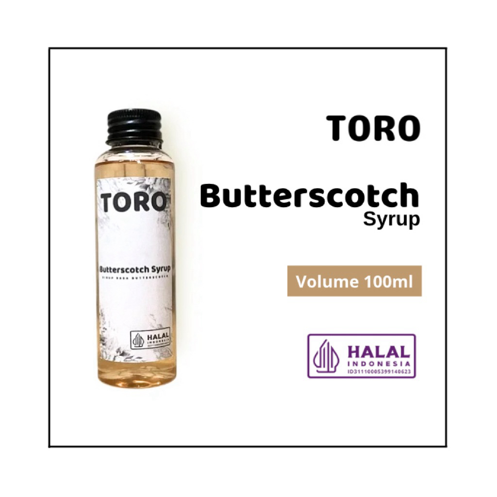 

Butterscotch Syrup | Sirup Rasa Butterscotch 100ml