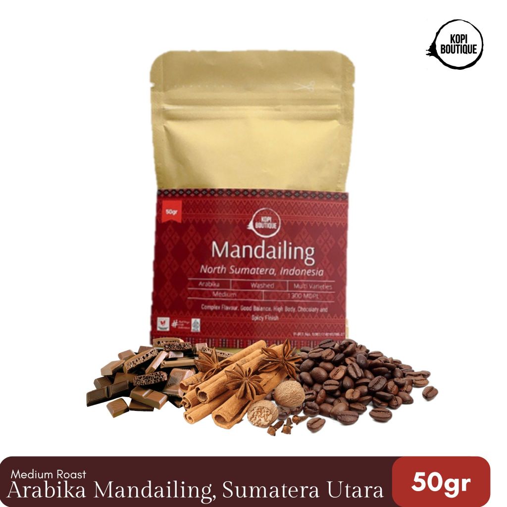 

Kopi Arabica Sumatra Mandailing 50gr