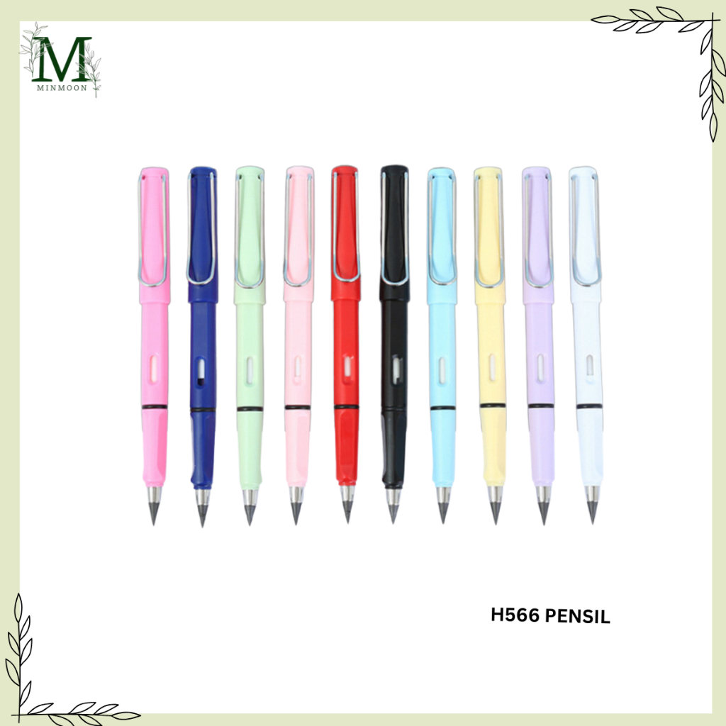 

MINMOON - PENSIL ABADI ETERNAL + PENGHAPUS H566 PENSIL TANPA BATAS / PENSIL ETERNAL PLUS ERASER / PENSIL TIDAK BISA HABIS