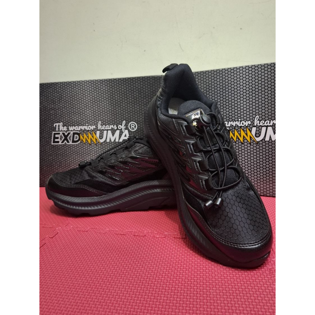 sepatu murah sepatu lari sepatu running Exduma SEPATU EXDUMA SUPER BLACK 2025 NEW RUNNING SHOES  UK 