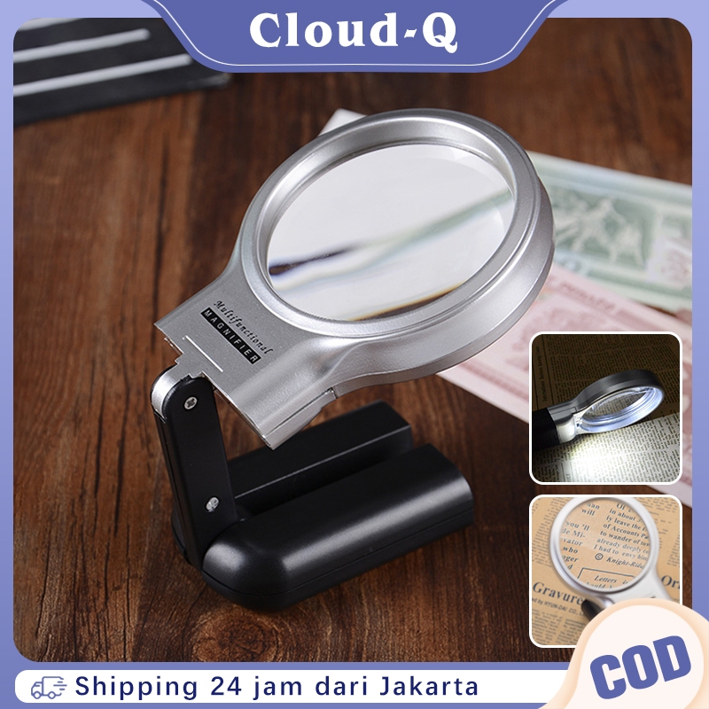 

3X Dapat Dilipat Kaca Pembesar Lampu Led Serbaguna