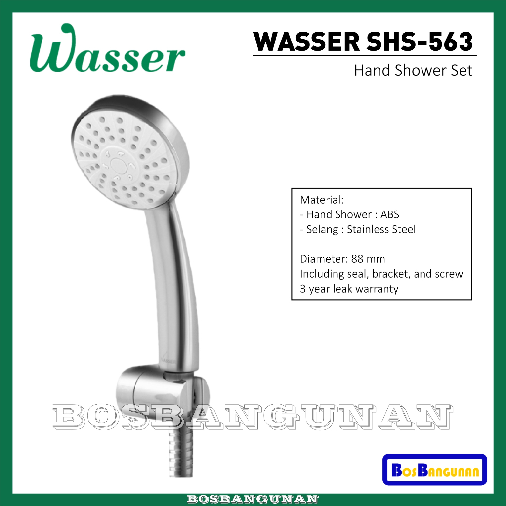 Hand Shower WASSER SHS-563 /Shower Set WASSER SHS 563 / Shower WASSER / Hand Shower Set