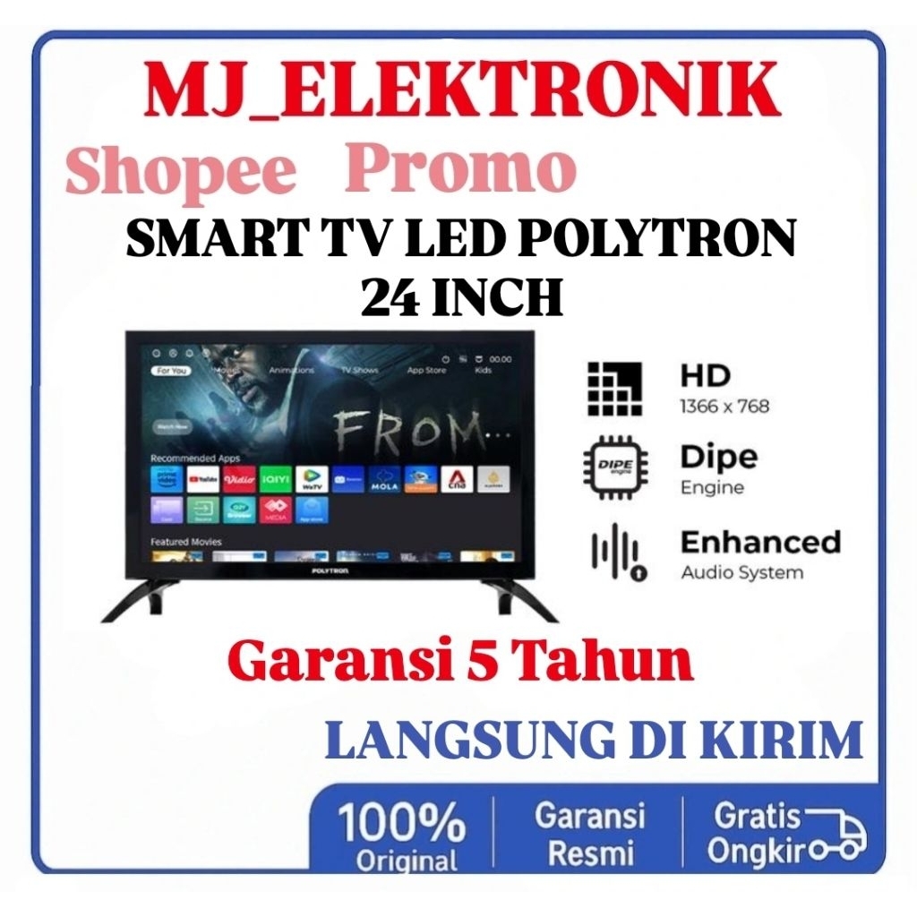 SMART TV POLYTRON 24 INCH