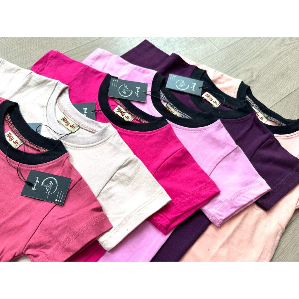 Aisy Jr. Kaos Polos kaos combed unisex