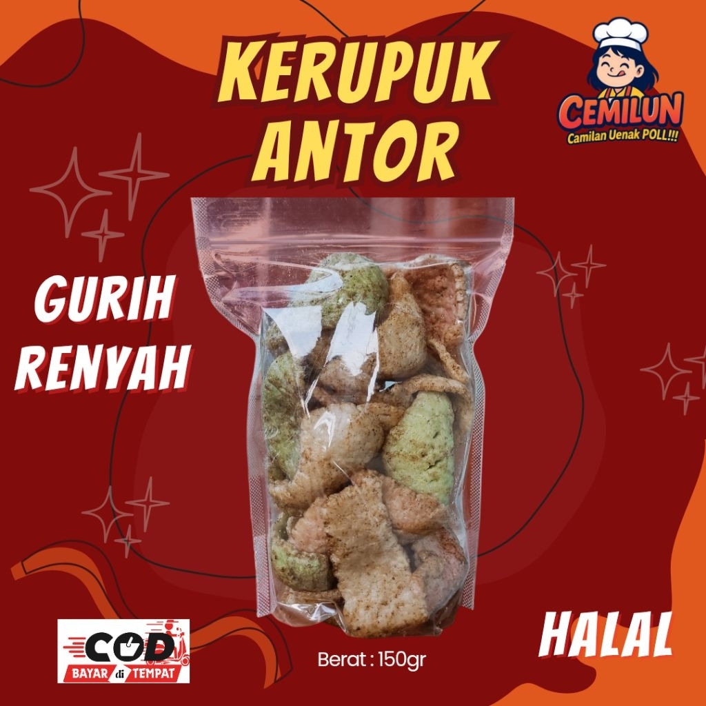 

Kerupuk Antor Kerupuk Antor Jatilawang renyah Kerupuk Glopot