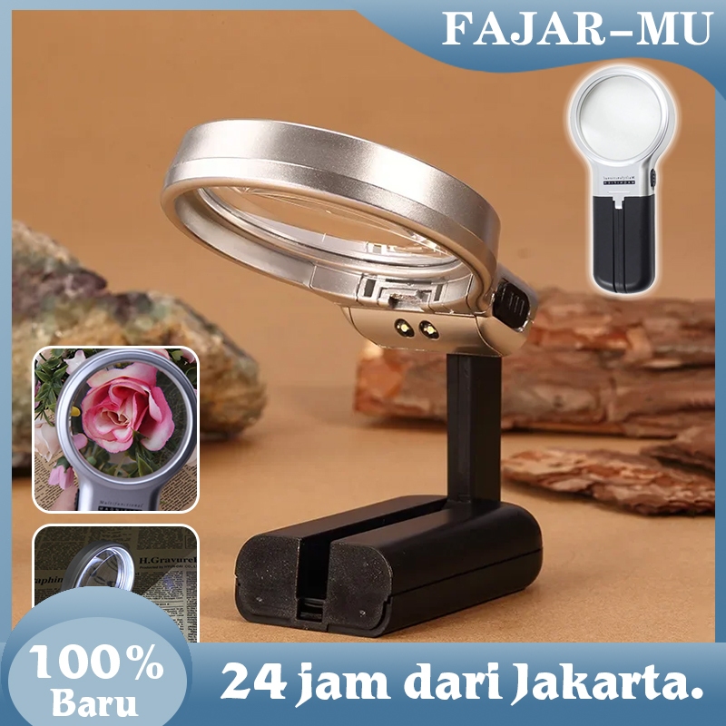 

Magnifier 3 Dalam 1/3X Loupe/ Kaca Pembesar Led Dapat Dilipat