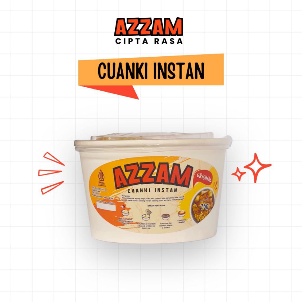 

CUANKI INSTAN AZZAM. Cuanki Instan Enak, Gurih, dan Praktis dengan harga terjangkau