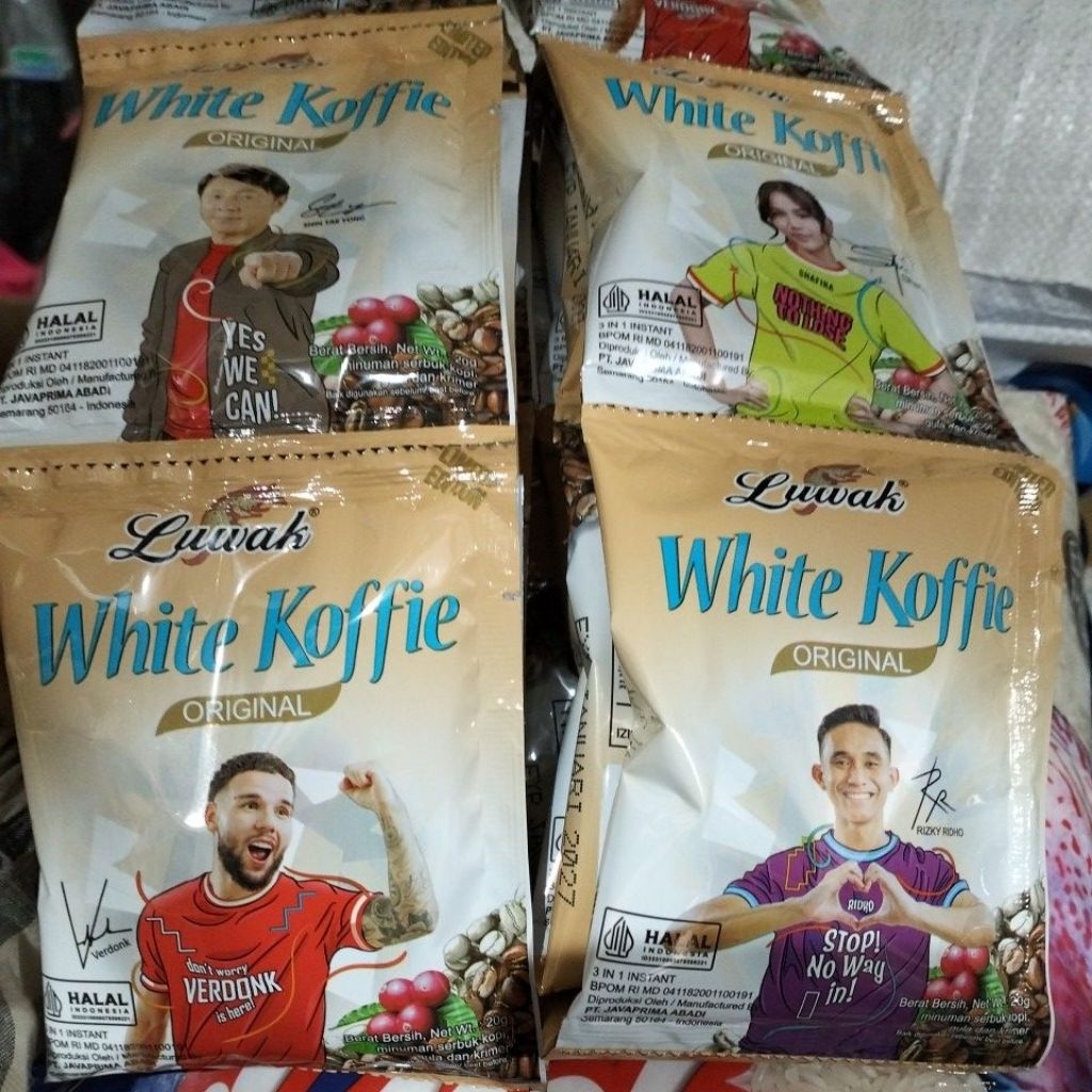 

Kopi luwak instan / White koffie luwak original renteng isi 10 saset