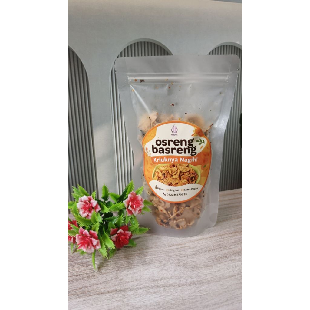 

Bakso Goreng Keripik Basreng Pipih Snack Viral Original Pedas Bumbu Melimpah