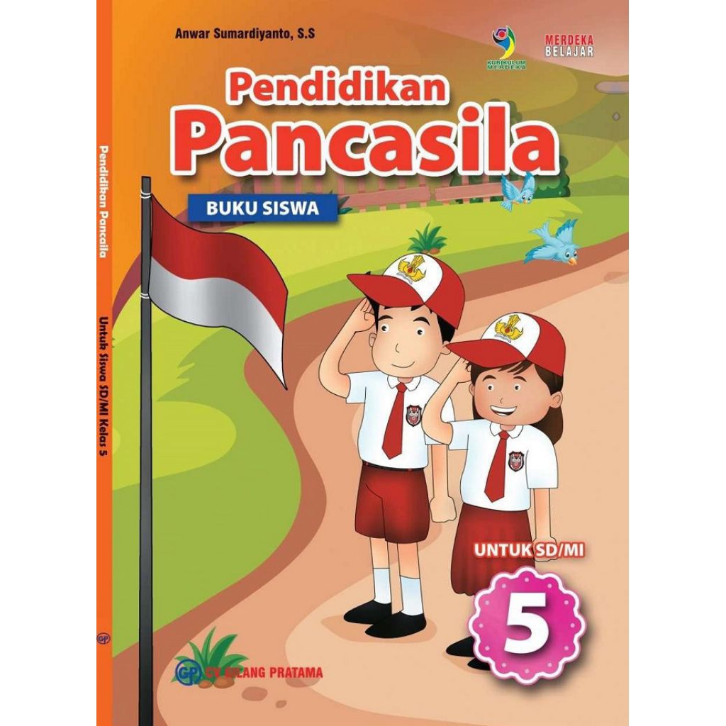 BUKU PENDIDIKAN PANCASILA PPKN KELAS 5 SD GILANG PRATAMA KURIKULUM MERDEKA