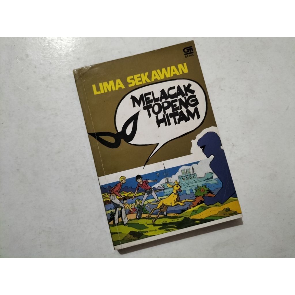 Novel Lima Sekawan Melacak Topeng Hitam, karya Claude Voilier