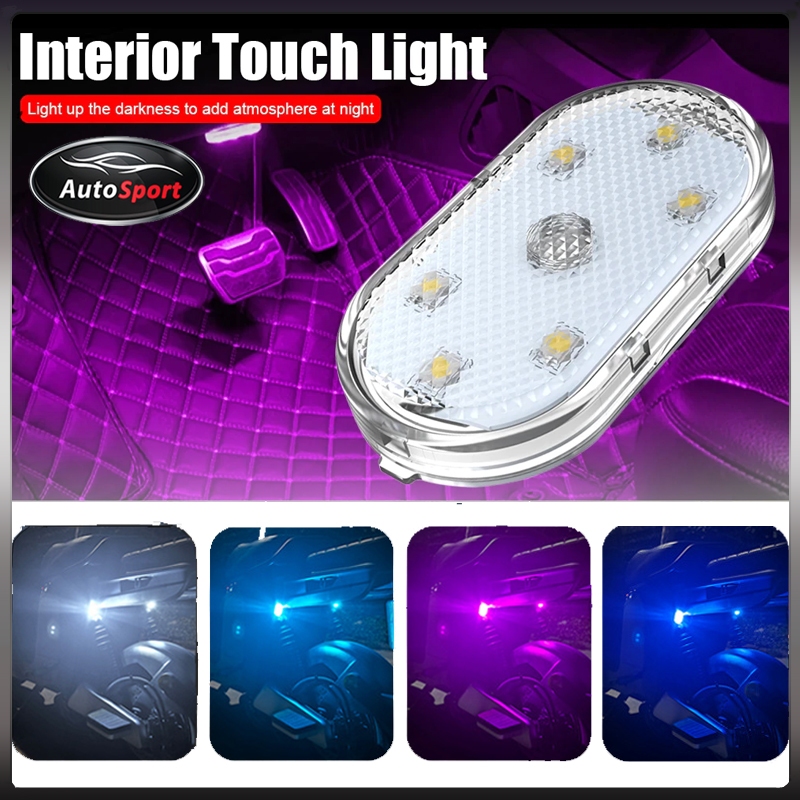 Lampu Plafon Mobil / Lampu LED Tempel Lampu Sentuh Interior Plapon Mobil