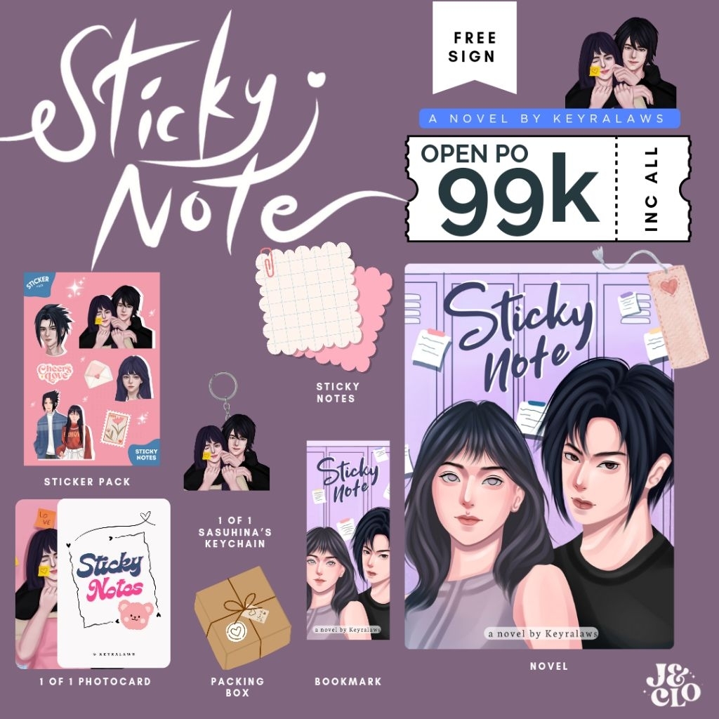 

NOVEL STICKY NOTES SASUHINA BY KEYRALAWS