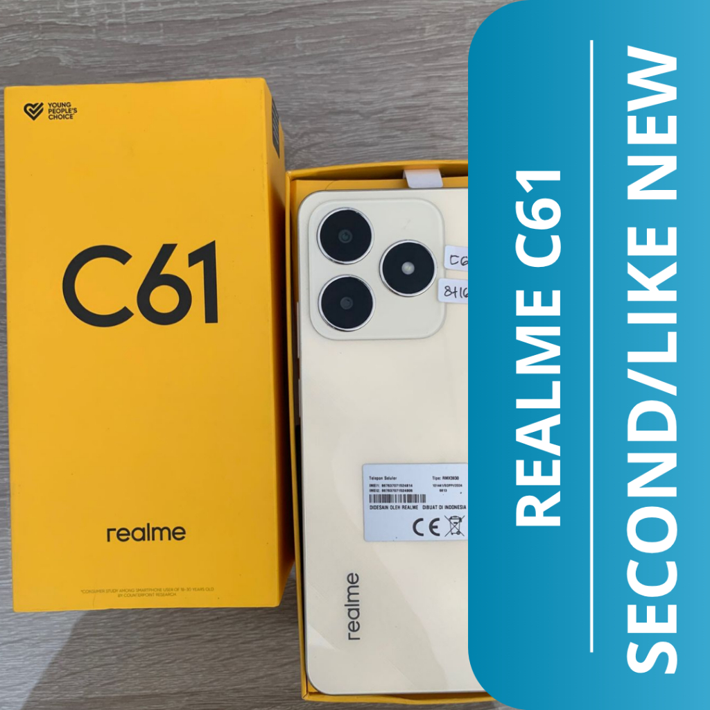 HP SECOND REALME C61 8+16/128GB / REALME C61 HP SECOND