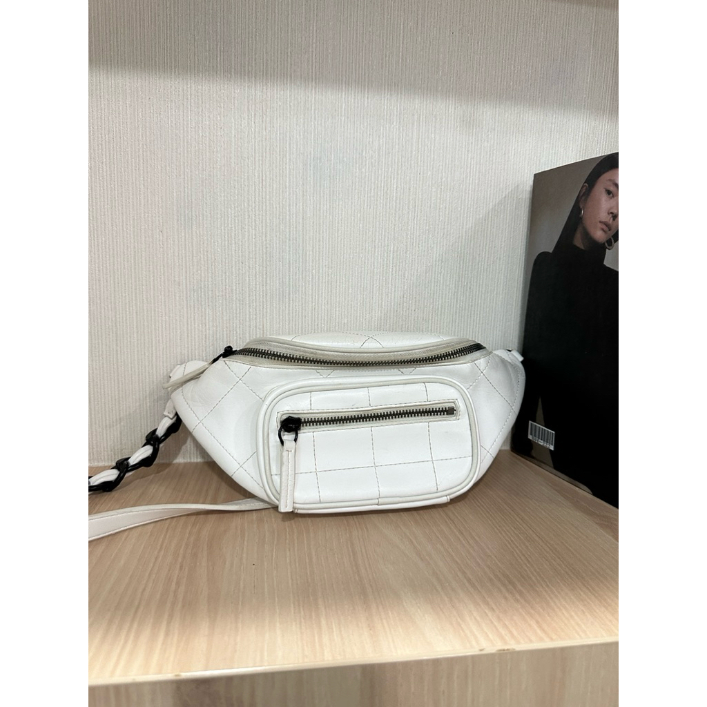 Original Pedro* Waistbag tas punggung wanita White Bag Handbags Tas Wanita Putih Ori