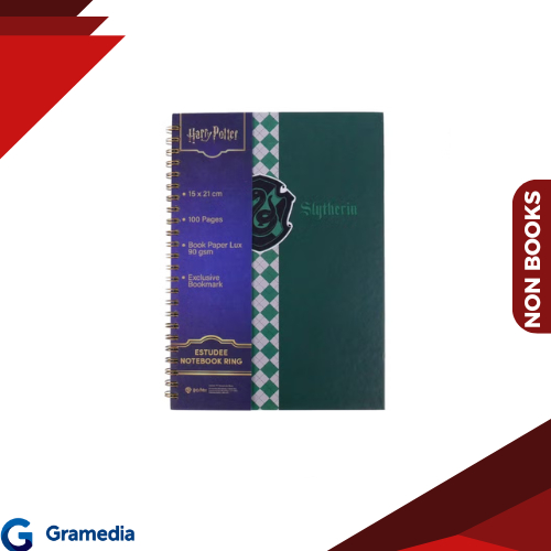 

Gramedia Medan - Estudee Notebook A5 Harry Potter Slytherin