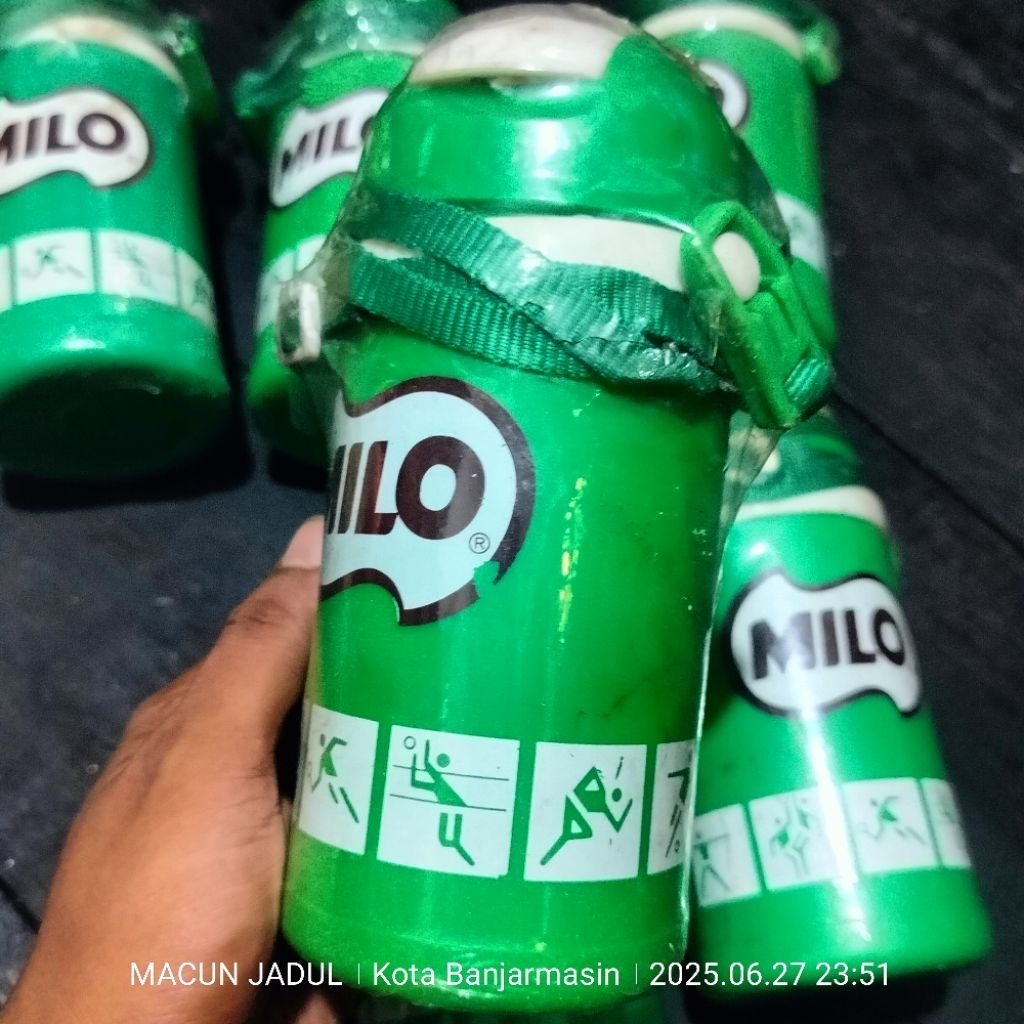 BOTOL JADUL MILO,BOTOL AIR MINUM JADUL, NOSTALGIA 90AN,JADULAN