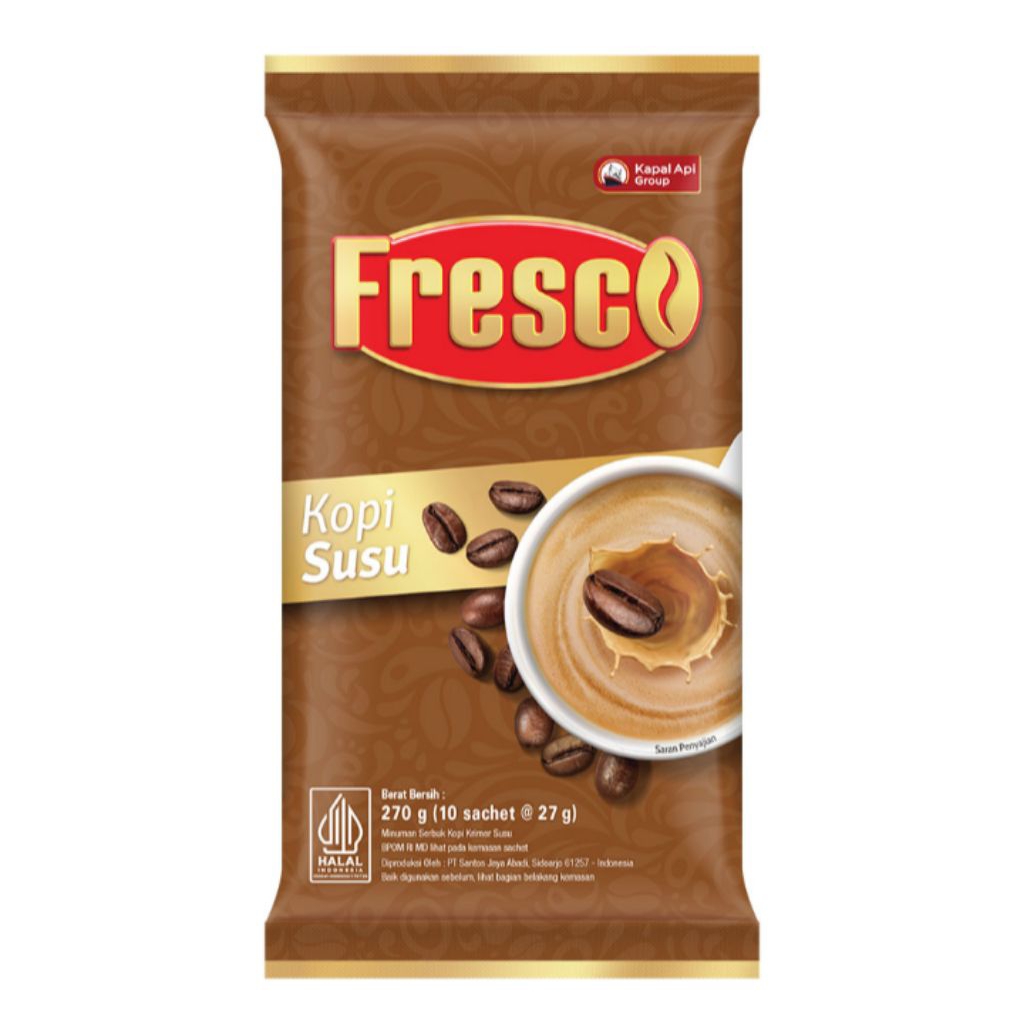 

FresCo Kopi Instan Krim Susu 10 x 27 g