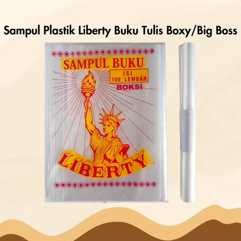 

5pc Sampul LIBERTY Plastik Buku Boxy / LKS